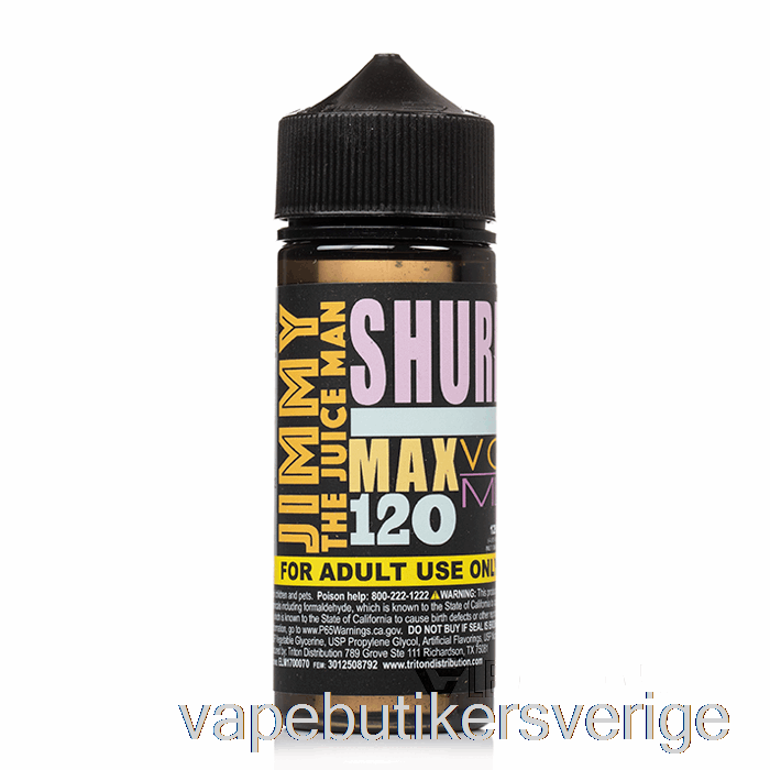 Vape Sverige Shurb - Jimmy The Juiceman - 120ml 6mg